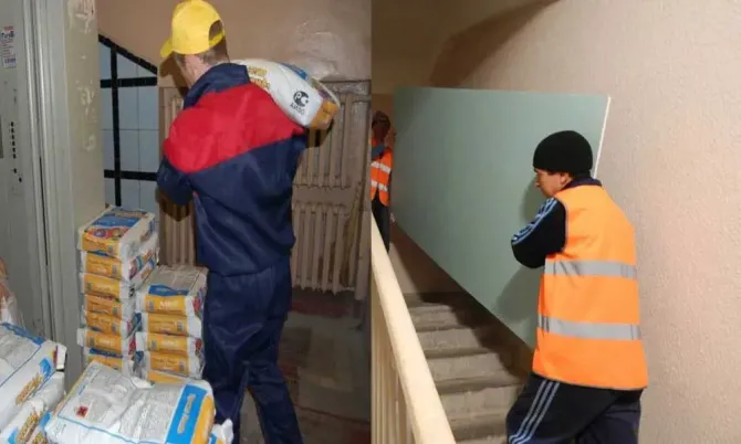 УСЛУГИ ГРУЗЧИКОВ! ПОДЪЁМ СПУСК СТРОЙ МАТЕРИАЛА И МУСОРА НА ЭТАЖИ. Бишкек - изображение 3