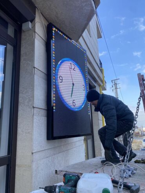 | Бегущая строка, LED экраны, | Демонтаж, Монтаж, Снятие размеров Бишкек - сүрөт 1