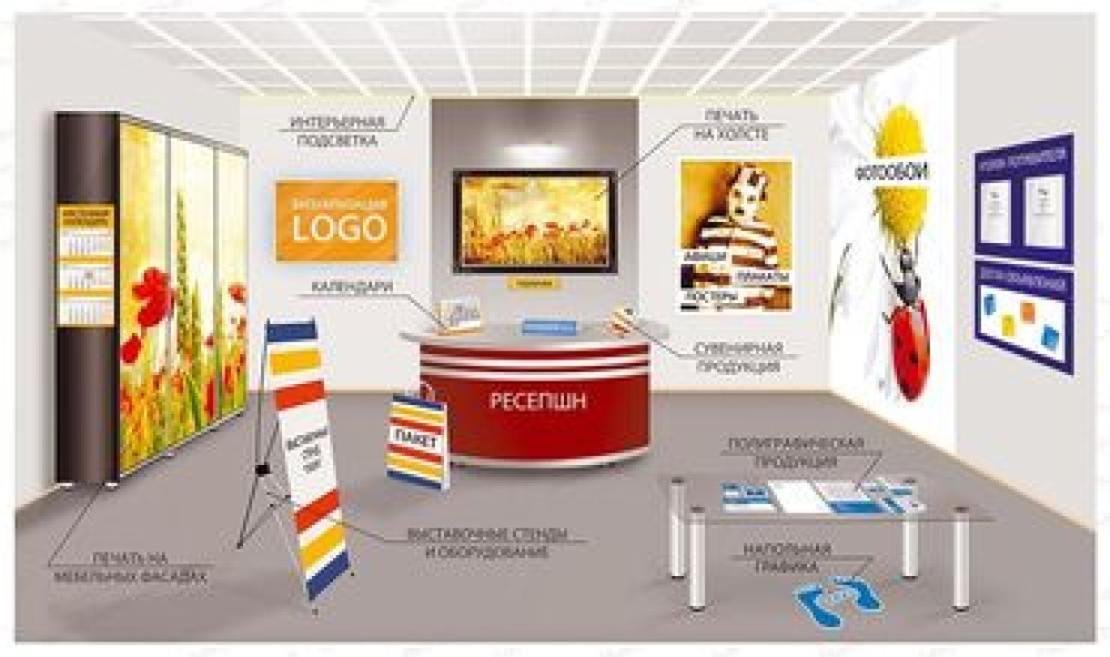 Шелкография, 3D печать, Широкоформатная печать, | Кепки, Визитки, Баннеры Bishkek - photo 1