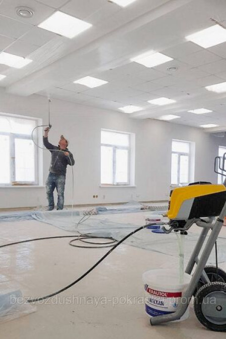 Покраска стен, Покраска потолков, Покраска окон, На масляной основе, На водной основе, Больше 6 лет опыта Бишкек - сүрөт 1