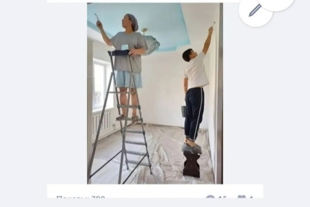 Покраска стен, Покраска потолков, Покраска окон, На масляной основе, На водной основе, Больше 6 лет опыта Бишкек - изображение 1