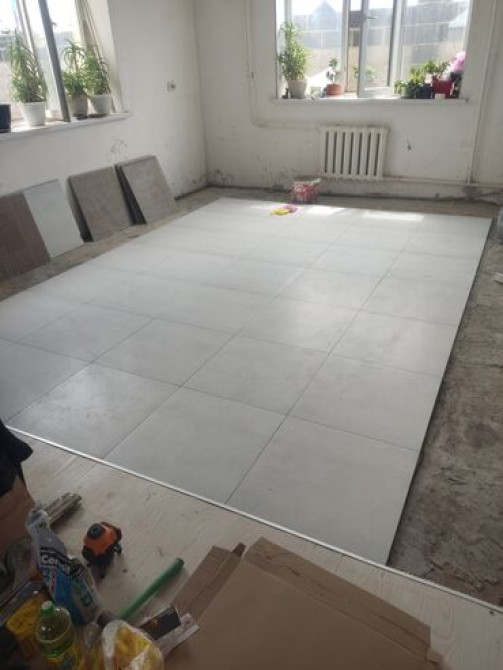 Подготовка стен для укладки, Подготовка стен для грунтовки, Резка плитки | Керамическая плитка, Керамогранитая плитка, Мозаичная плитка | Вертикальная Бишкек - сүрөт 6