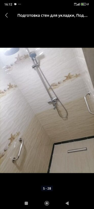 Подготовка стен для укладки, Подготовка стен для грунтовки, Резка плитки | Керамическая плитка, Керамогранитая плитка, Мозаичная плитка | Вертикальная Бишкек - сүрөт 8