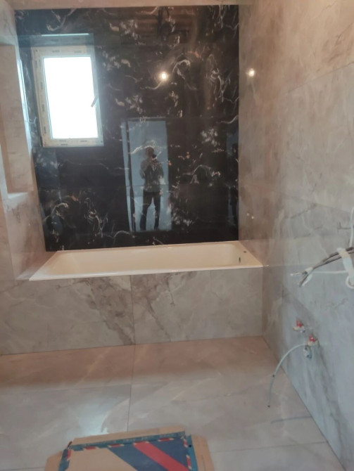 Укладка плитки в ванной | Керамическая плитка | Горизонтальная укладка 3-5 лет опыта Бишкек - сүрөт 1