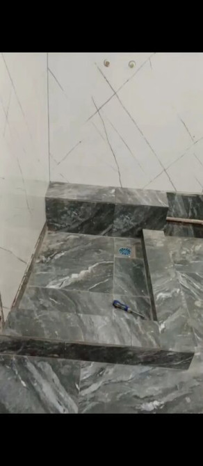 Подготовка стен для укладки, Подготовка стен для грунтовки, Резка плитки | Керамическая плитка, Керамогранитая плитка, Мраморная плитка | Вертикальная Бишкек - сүрөт 2