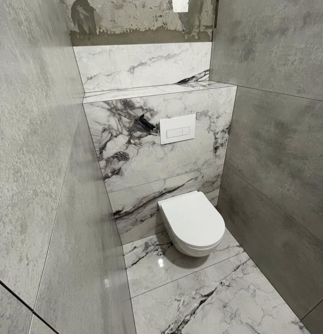 Гидроизоляционные работы, Фартук на кухне, Укладка плитки на стену | Керамическая плитка, Керамогранитая плитка, Мозаичная плитка | Вертикальная уклад Бишкек - сүрөт 1