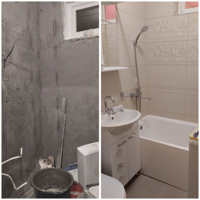 Укладка плитки на пол, Укладка плитки в ванной, Укладка плитки на стену | Зеркальная плитка, Мраморная плитка, Керамическая плитка | Вертикальная укла Бишкек - изображение 1