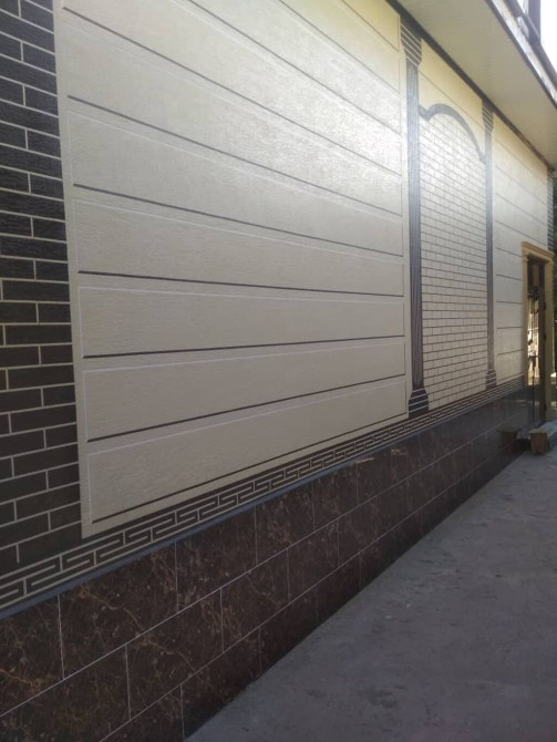 Ремонт фасада, Утепление фасада, Фасадный декор | Сайдинг, Жидкий травертин, Сары-Таш | Пенопласт, Пеноплекс, Минеральная вата Больше 6 лет опыта Бишкек - сүрөт 1