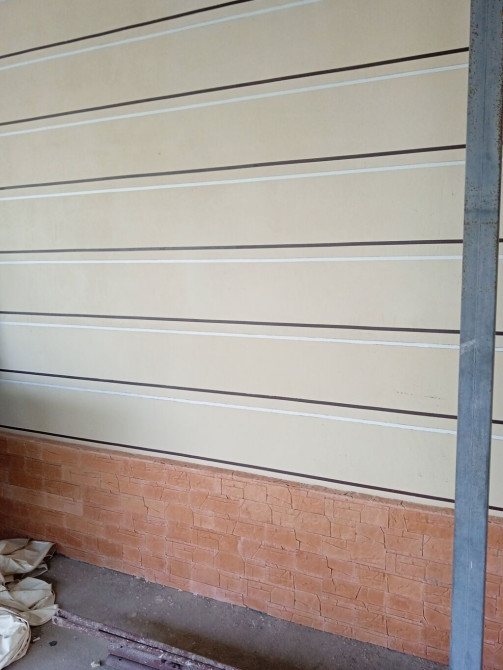 Ремонт фасада, Утепление фасада, Фасадный декор | Жидкий травертин, Сухой травертин | Пенопласт, Пеноплекс, Минеральная вата Больше 6 лет опыта Бишкек - сүрөт 1