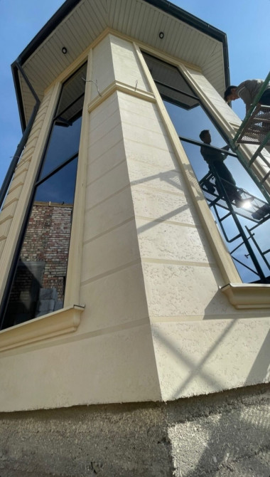 Демонтажные работы, Монтаж декоративных элементов, Ремонт фасада | Декоративный кирпич, Жидкий травертин, Сухой травертин Больше 6 лет опыта Bishkek - photo 1