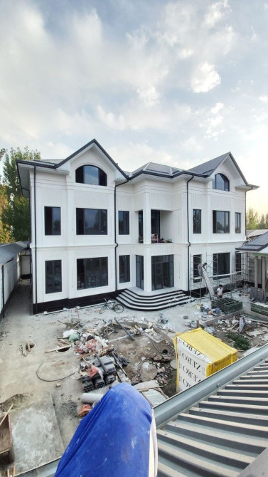 Ремонт фасада, Утепление фасада, Фасадный декор | Лепнина, Рамки, Молдинг | Гранит, Сайдинг, Жидкий травертин | Пенопласт, Пеноплекс, Базальт Больше 6 Бишкек - сүрөт 1