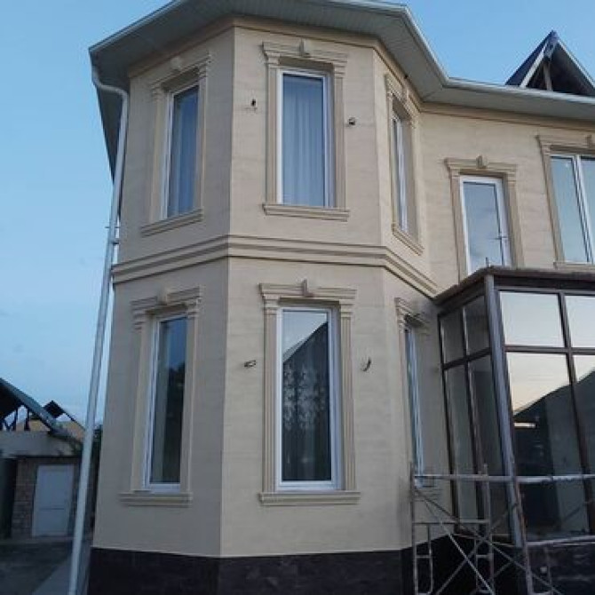 Ремонт фасада, Утепление фасада, Фасадный декор | Лепнина, Рамки, Молдинг | Жидкий травертин, Сухой травертин | Пенопласт, Пеноплекс, Базальт Больше 6 Бишкек - изображение 8