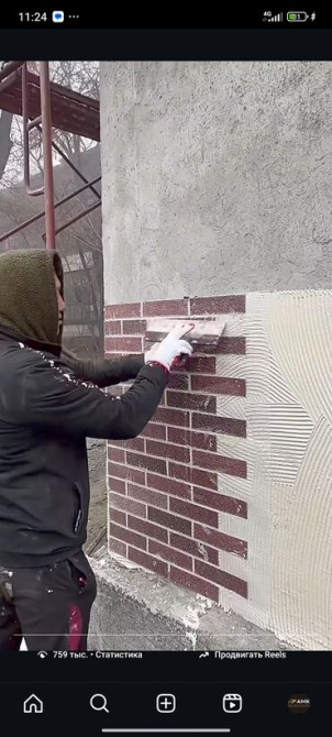 Ремонт фасада, Утепление фасада, Фасадный декор Больше 6 лет опыта Bishkek - photo 6