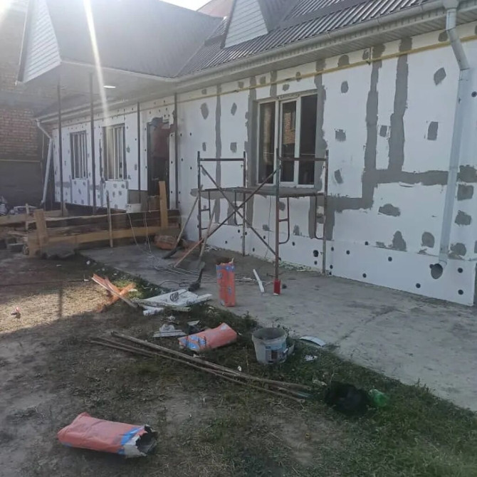 Ремонт фасада, Утепление фасада, Фасадный декор | Пеноплекс, Пенополистирол, Пенопласт Больше 6 лет опыта Бишкек - сүрөт 1