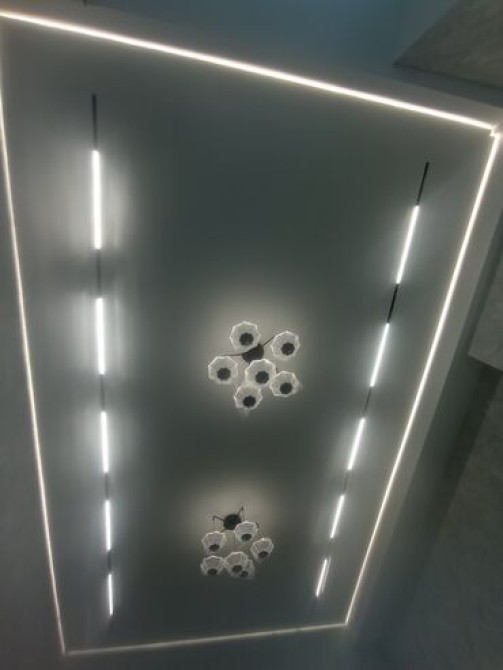 Монтаж потолков, Монтаж потолочных плинтусов | Кассетный, Реечный, Грильято | Багет, Бордюр, Галтель Больше 6 лет опыта Бишкек - изображение 1