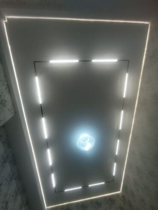 Монтаж потолков, Монтаж потолочных плинтусов | Кассетный, Реечный, Грильято | Багет, Бордюр, Галтель Больше 6 лет опыта Бишкек - изображение 2