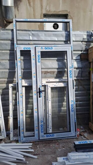 Алюминиевые окна на заказ, Витражные, Мансардные, Панорамные, Платная установка, В рассрочку Бишкек - сүрөт 1