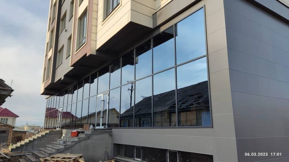 Алюминиевые окна на заказ, Витражные, Мансардные, Панорамные, Бесплатная установка, В рассрочку Бишкек - изображение 1