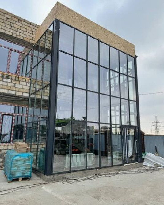 Алюминиевые окна на заказ, Панорамные, Бесплатная установка, Без рассрочки Бишкек - изображение 3