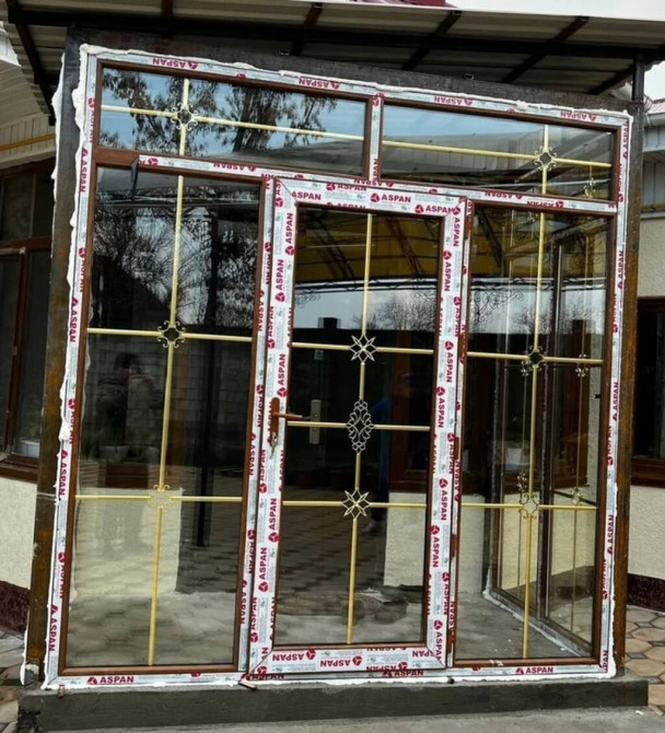 Металлопластиковые окна на заказ, Панорамные, Стандартные, Фасадные Бишкек - изображение 1