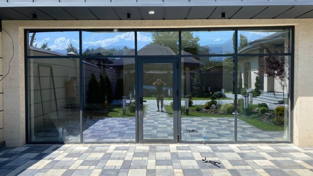 Алюминиевые окна на заказ, Фасадные Бишкек - изображение 1