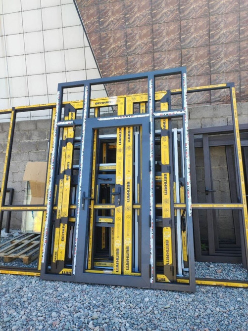 Алюминиевые окна на заказ, Стандартные, Фасадные Бишкек - сүрөт 1