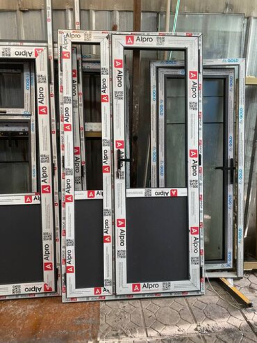 ПВХ оконная рама от Alpro с интегрированной дверью, идеально Bishkek - photo 2