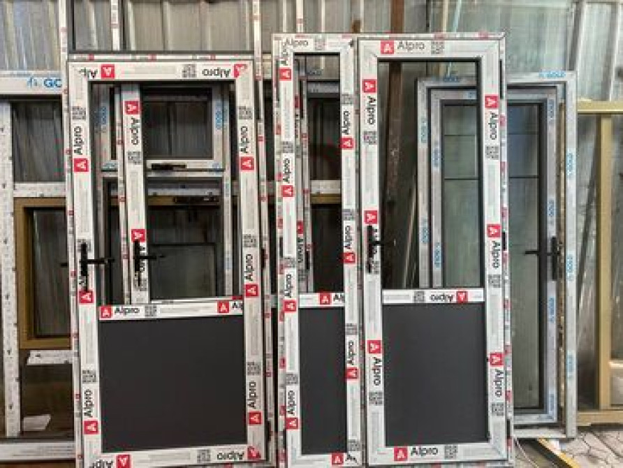 ПВХ оконная рама от Alpro с интегрированной дверью, идеально Bishkek - photo 4