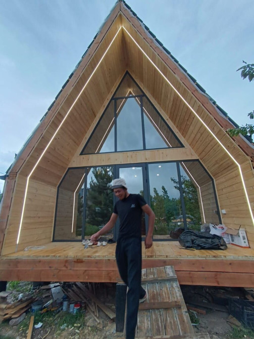 Пластиковые окна на заказ, Панорамные, Бесплатная установка, Без рассрочки Бишкек - сүрөт 1