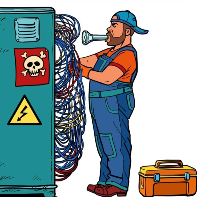 Электрик | Установка счетчиков, Установка стиральных машин, Монтаж выключателей Больше 6 лет опыта Бишкек - сүрөт 1