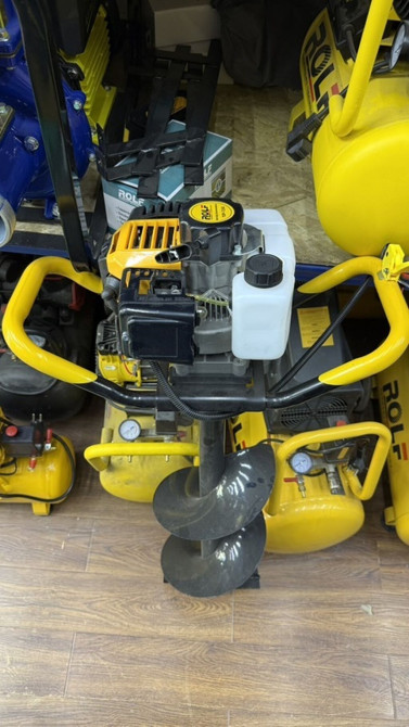 Мощный бензиновый бур ROLF с буровой насадкой предназначен для Бишкек - изображение 1