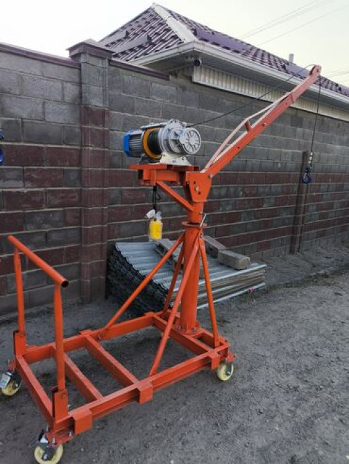 Лебедка электрическая. Кран мини. Мини Кран Строительный электрический Бишкек - изображение 3