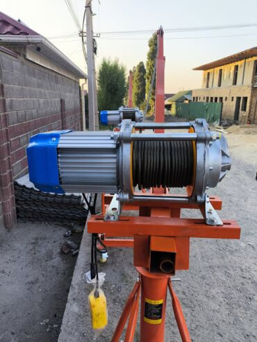 Лебедка электрическая. Кран мини. Мини Кран Строительный электрический Бишкек - изображение 4