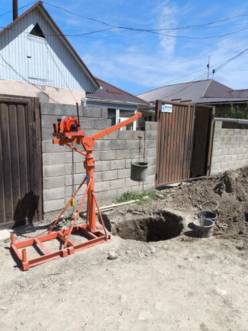 Кран Строительный электрический 220в Арендага берилет Сатылат б/у Бишкек - изображение 1