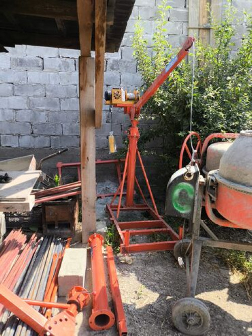 Кран Строительный электрический 220в. 200 кг которот. Саткылык да бар Бишкек - изображение 3