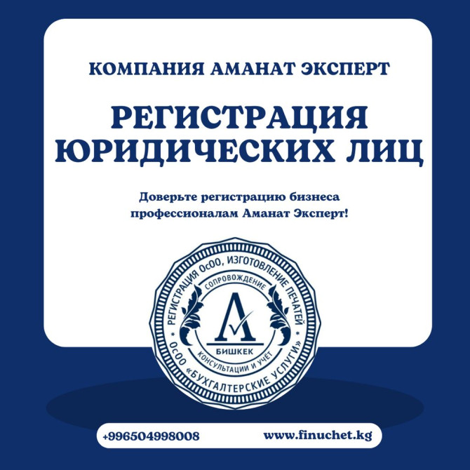 Юридические услуги | Налоговое право | Консультация Бишкек - изображение 1