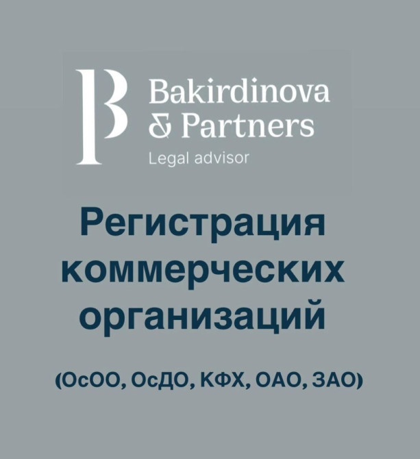 Юридические услуги | Гражданское право, Конституционное право, Предпринимательское право | Консультация, Аутсорсинг Бишкек - изображение 1
