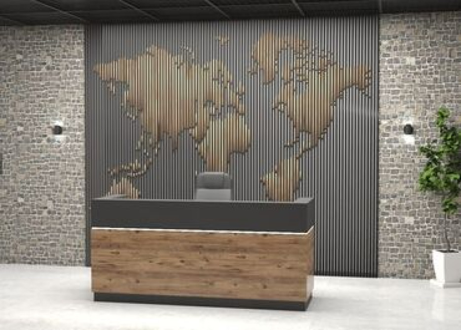 Мебель на заказ, Офисная, Стеллаж, рецепция Бишкек - сүрөт 1