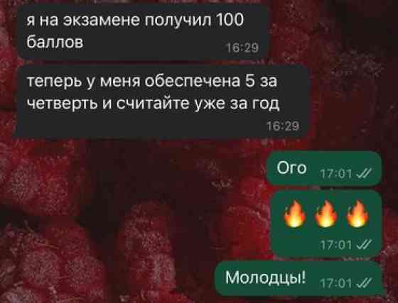 Репетитор Биология, Химия Подготовка к экзаменам, Подготовка к ОРТ (ЕГЭ), НЦТ​, Подготовка к олимпиаде Бишкек
