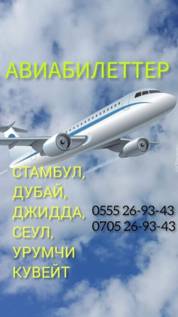 Авиабилеты в любом направлении онлайн 24/7 
вот сап wa.me//+ Бишкек - изображение 2