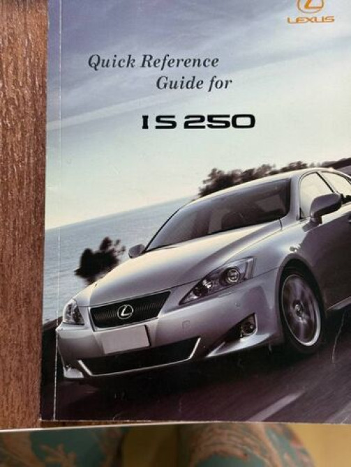 Книги по эксплуатации, устройству для машин Lexus RX-350, Lexus IS Бишкек - изображение 1