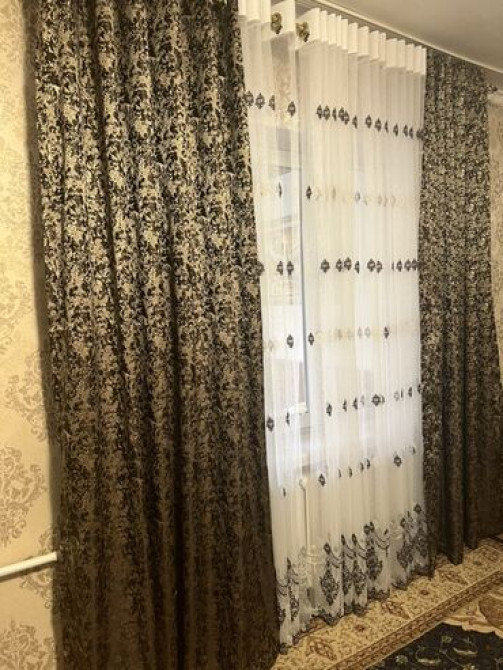 Комплект штор, С тюлем в комплекте, Изготовление на заказ, Для зала Bishkek - photo 2