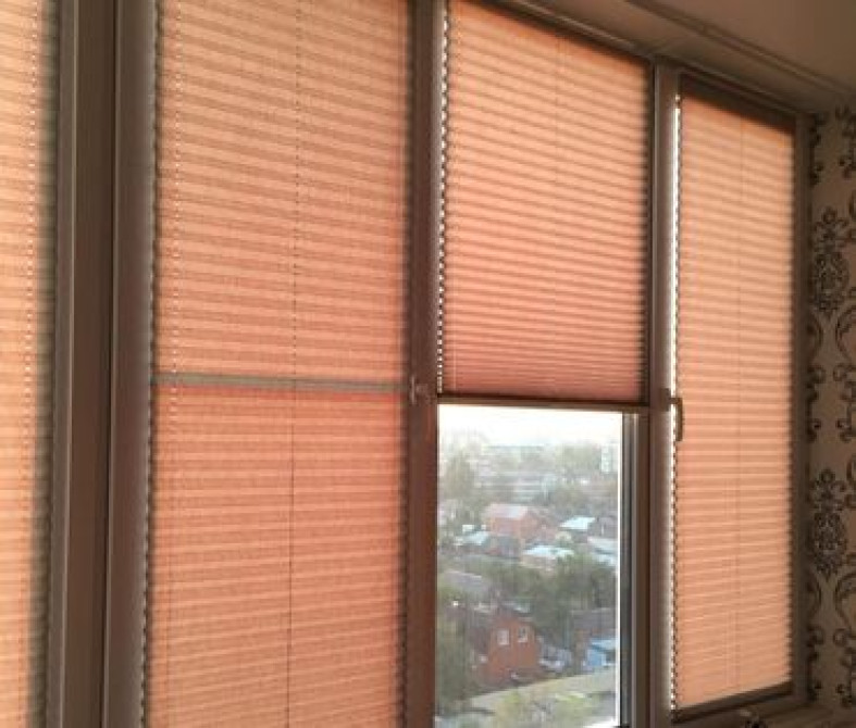 Жалюзи-плиссе, Складные Шторы на флизелиновой основе для Кухни Бишкек - изображение 1