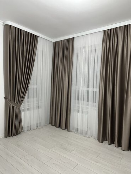 Портьера, Изготовление на заказ, Новый, Для балкона, Для беседки, Для дачи Бишкек - изображение 1