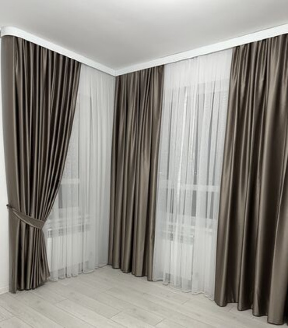 Портьера, Изготовление на заказ, Новый, Для балкона, Для беседки, Для дачи Бишкек - изображение 3