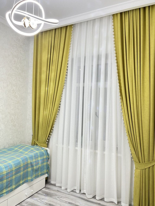 Шторы! Занавески! Тюли! Воспользуйтесь услугой ШТОРЫ ПОД КЛЮЧ!!! Бишкек - изображение 1