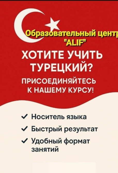 Языковые курсы Турецкий Для взрослых, Для детей Бишкек - изображение 1