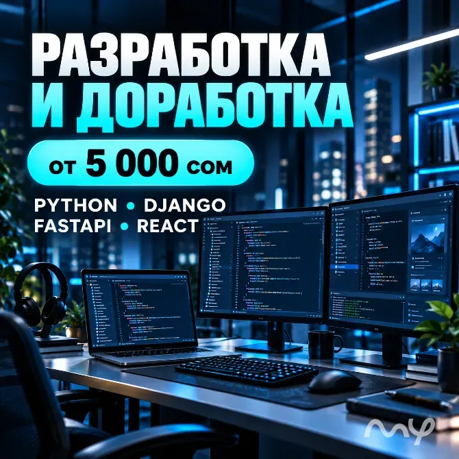 Разработка и доработка сайтов, CRM, веб-систем | Python Бишкек - изображение 1