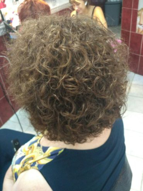 Профессиональная био химическая завивка от компании Оллин . Женский Bishkek - photo 4