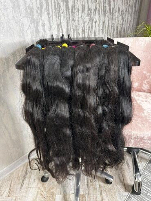 Наращивание волос черный волос до 45-50 см по акции наращевание Bishkek - photo 2